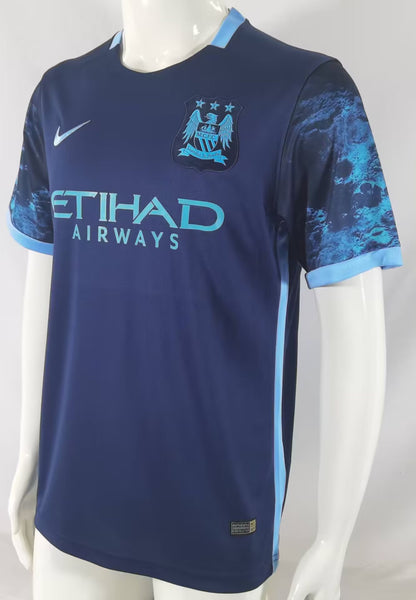 Retro Manchester city 2015/2016 Away Football Jersey