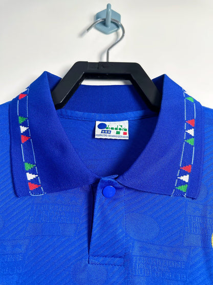 Retro Italy 1994 Home Football Jersey