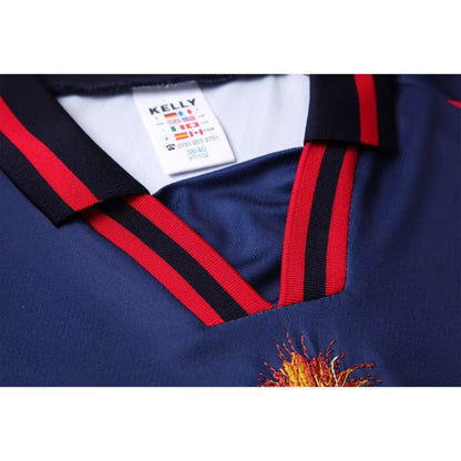 Retro West Ham United 1998 Home Long Sleeve Football Jersey