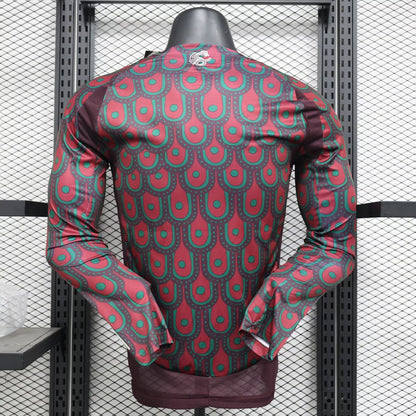 Mexico 2024/2025 Home Long Sleeve Player Version Football Jersey