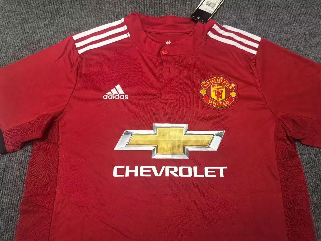 Retro Manchester united 2017/2018 Home Football Jersey