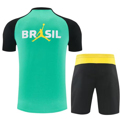 Brazil Training Sets Green (Kids And Man 16-2XL) Jersey 2026-2027