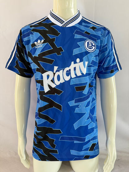 Retro Schalke 1992/1993 Home Football Jersey