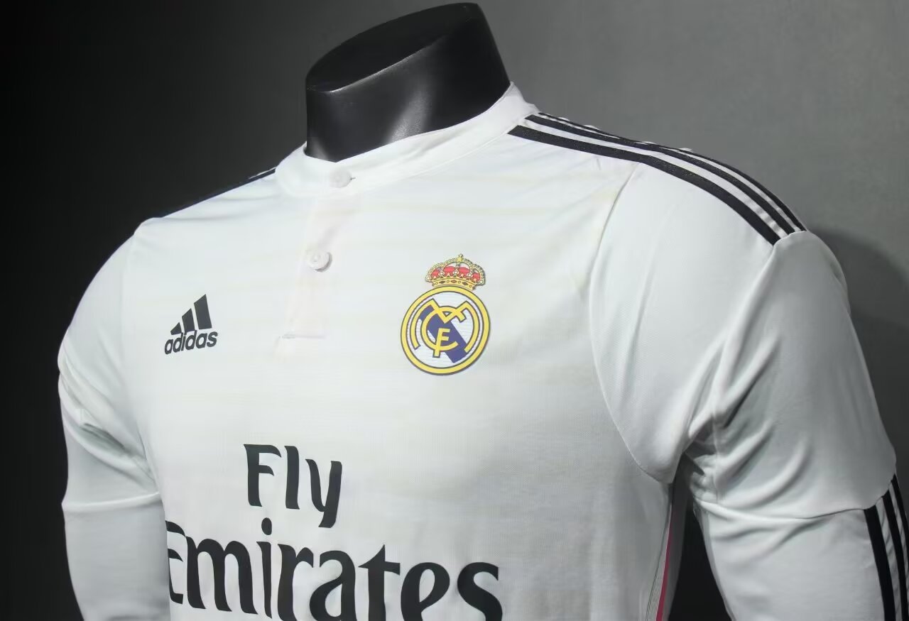 Retro Real Madrid 2014/2015 Home Player Version Football Jersey