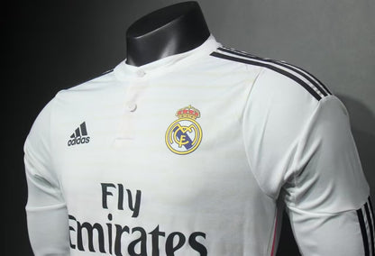 Retro Real Madrid 2014/2015 Home Player Version Football Jersey