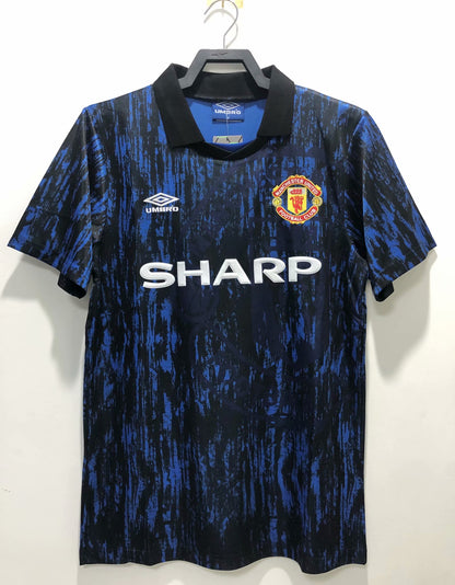 Retro Manchester united 1993 Away Football Jersey