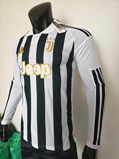 Juventus 2026/2027 Home Long Sleeve Player Version Football Jersey