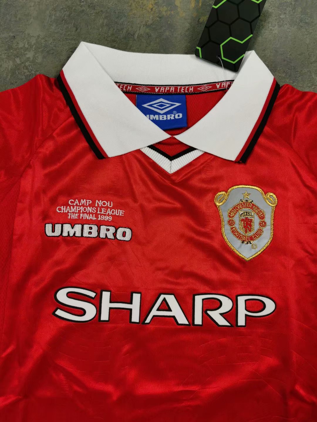 Retro Manchester united 1999/2000 Kids Home Football Jersey