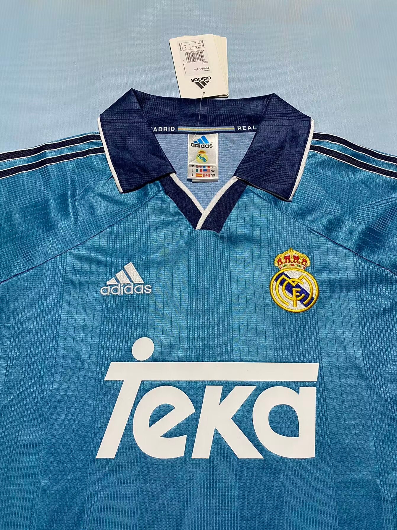 Retro real madrid 1999/2000 Home Football Jersey