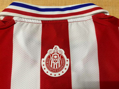 Retro chivas 2017/2018 Home Long Sleeve Football Jersey