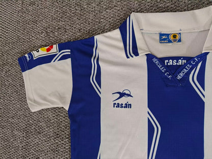 Retro Hércules CF 1997/1998 Home Fan Version Football Jersey