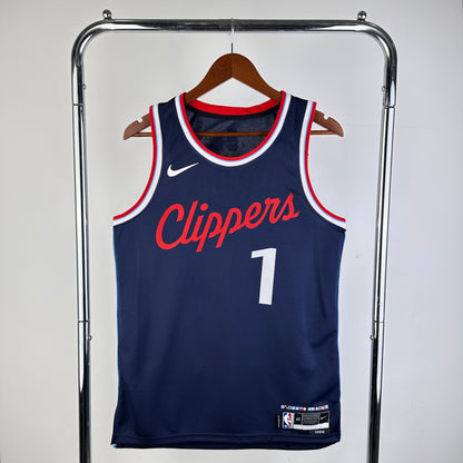 Los Angeles Clippers Blue #1 HARDEN NBA Season Jerseys 2025