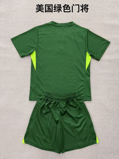 Kids jerseys 2025/2026 Kids Goalkeeper Fan Version Football Jersey
