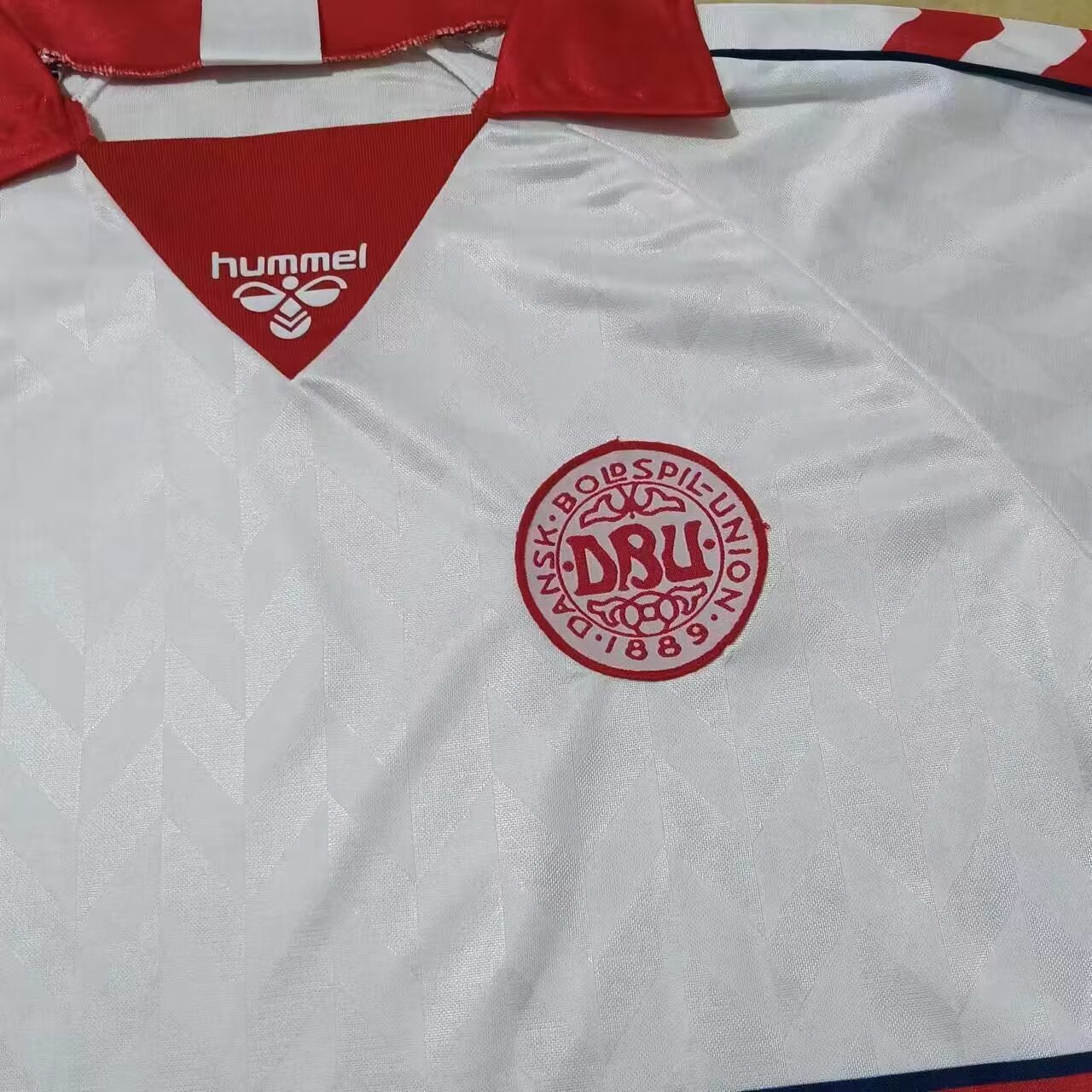 Retro Denmark 1988 Away Fan Version Football Jersey