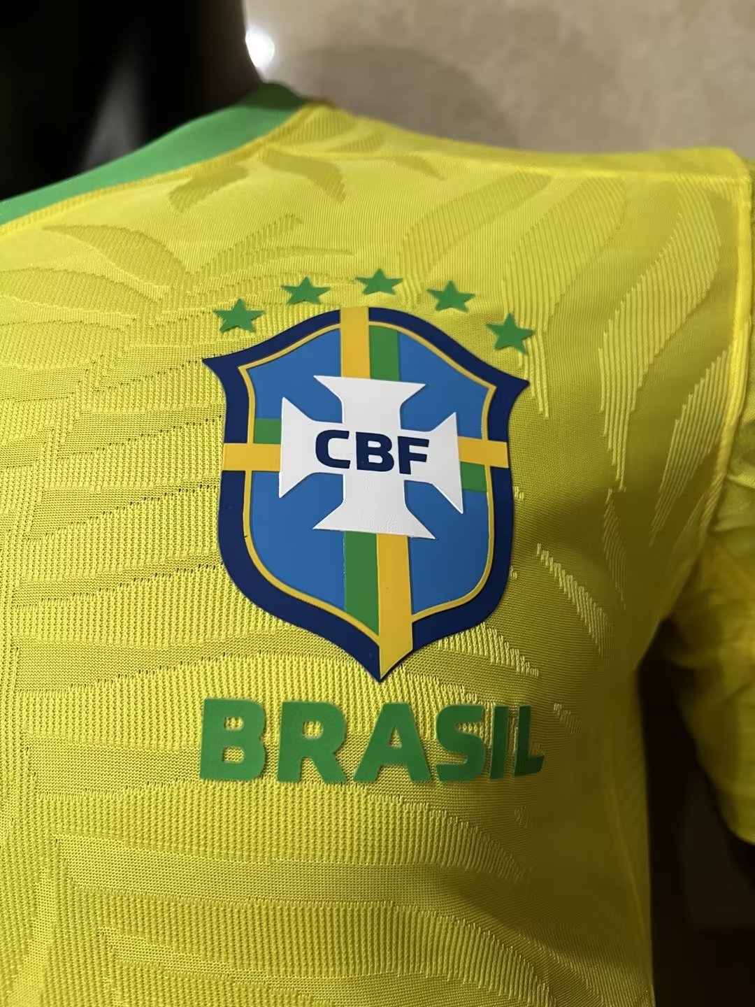 Brazil 2023/2024 Home Player Version Football Jersey