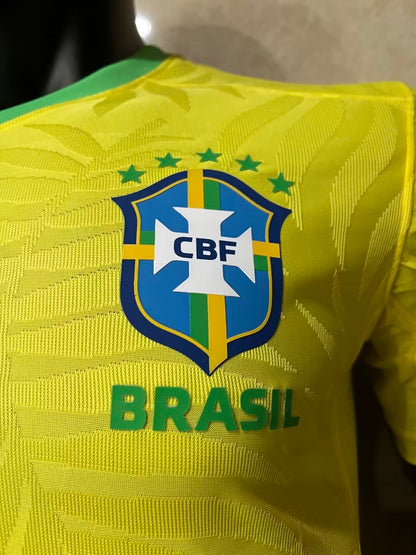 Brazil 2023/2024 Home Player Version Football Jersey