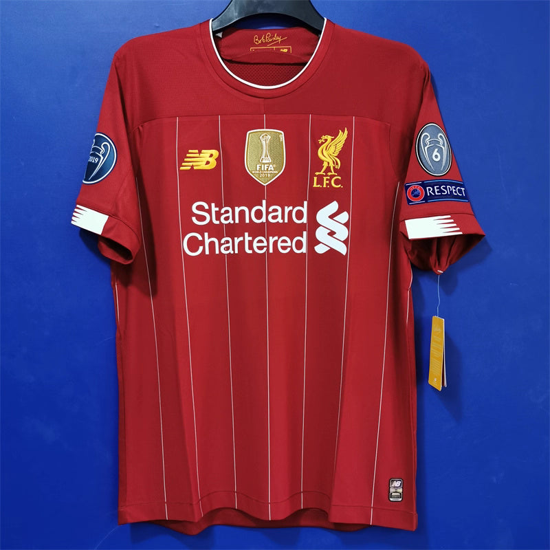 Retro Liverpool 2019/2020 Home Football Jersey