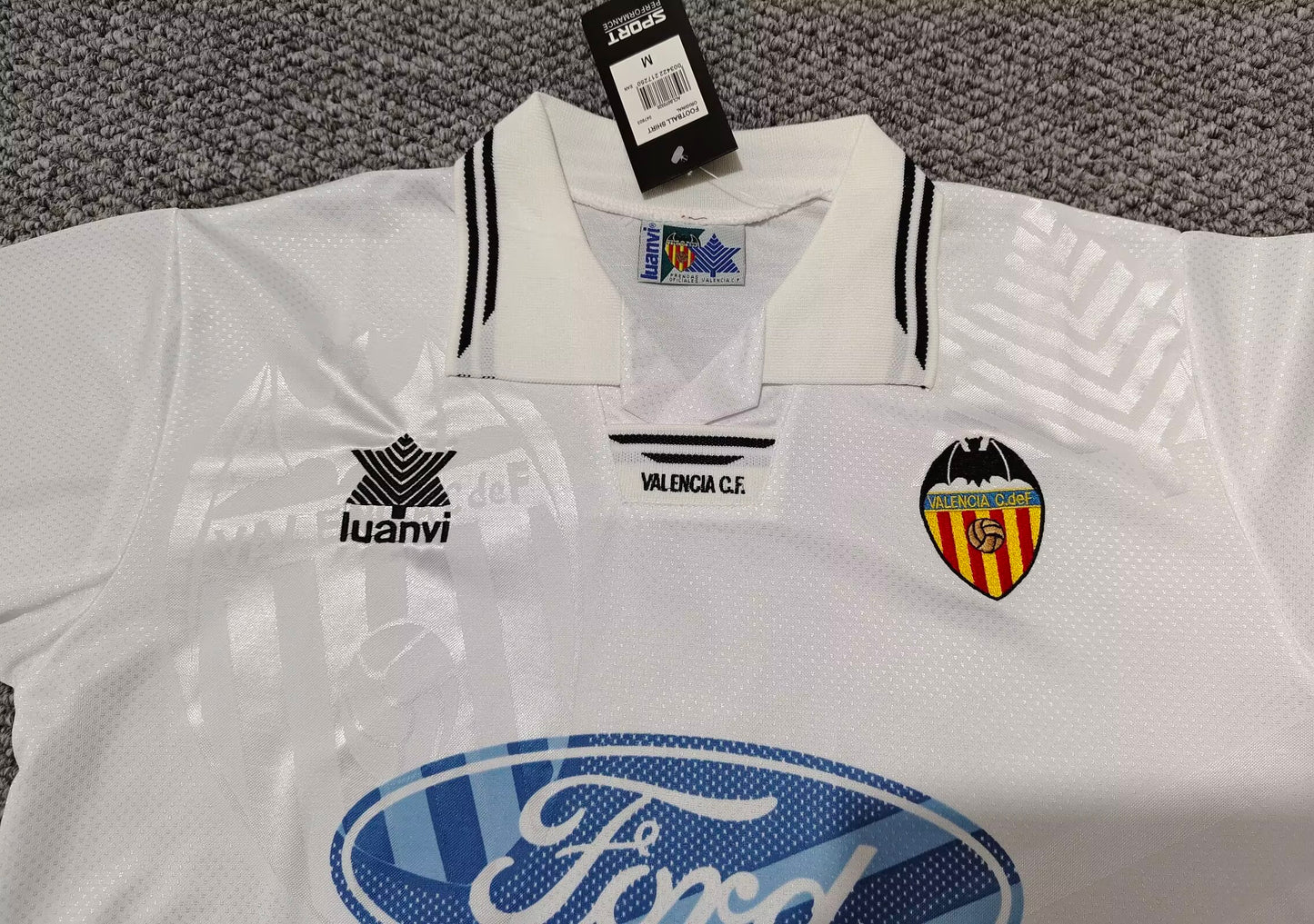 Retro valencia 1999/2000 Home Fan Version Football Jersey
