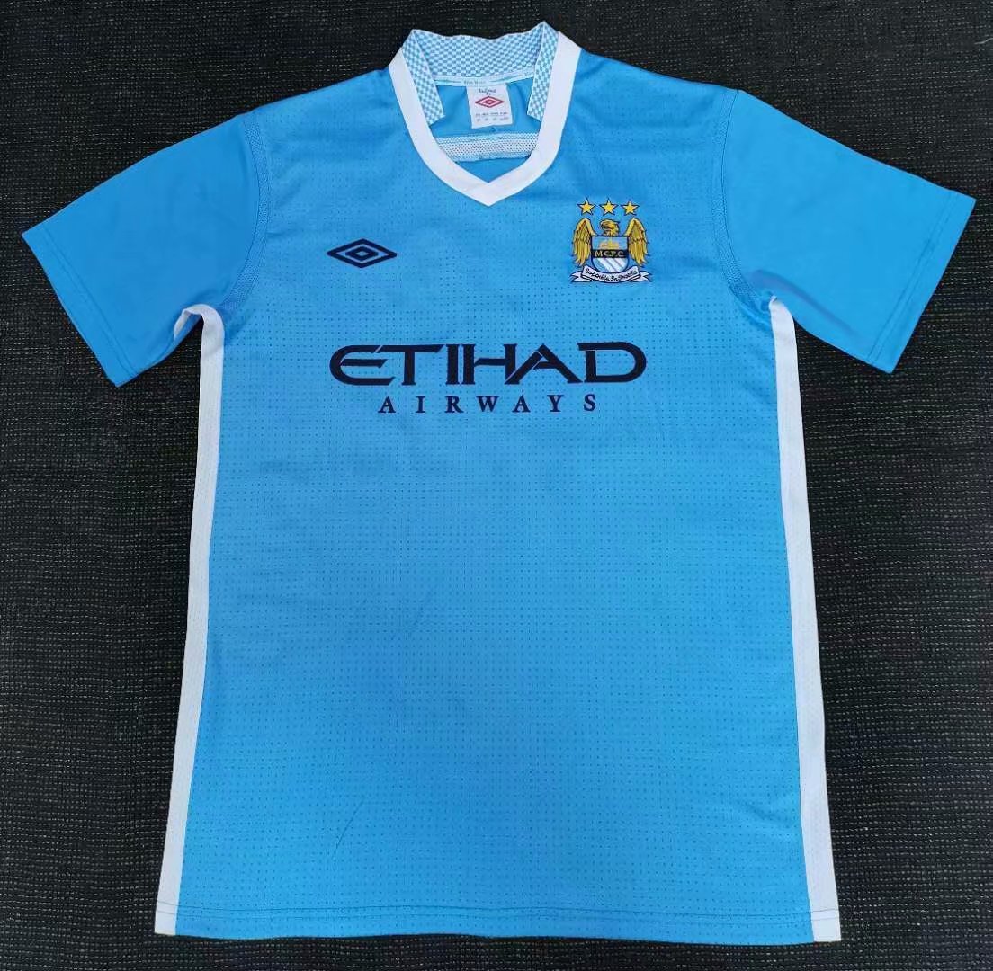 Retro Manchester city 2011/2012 Home Football Jersey