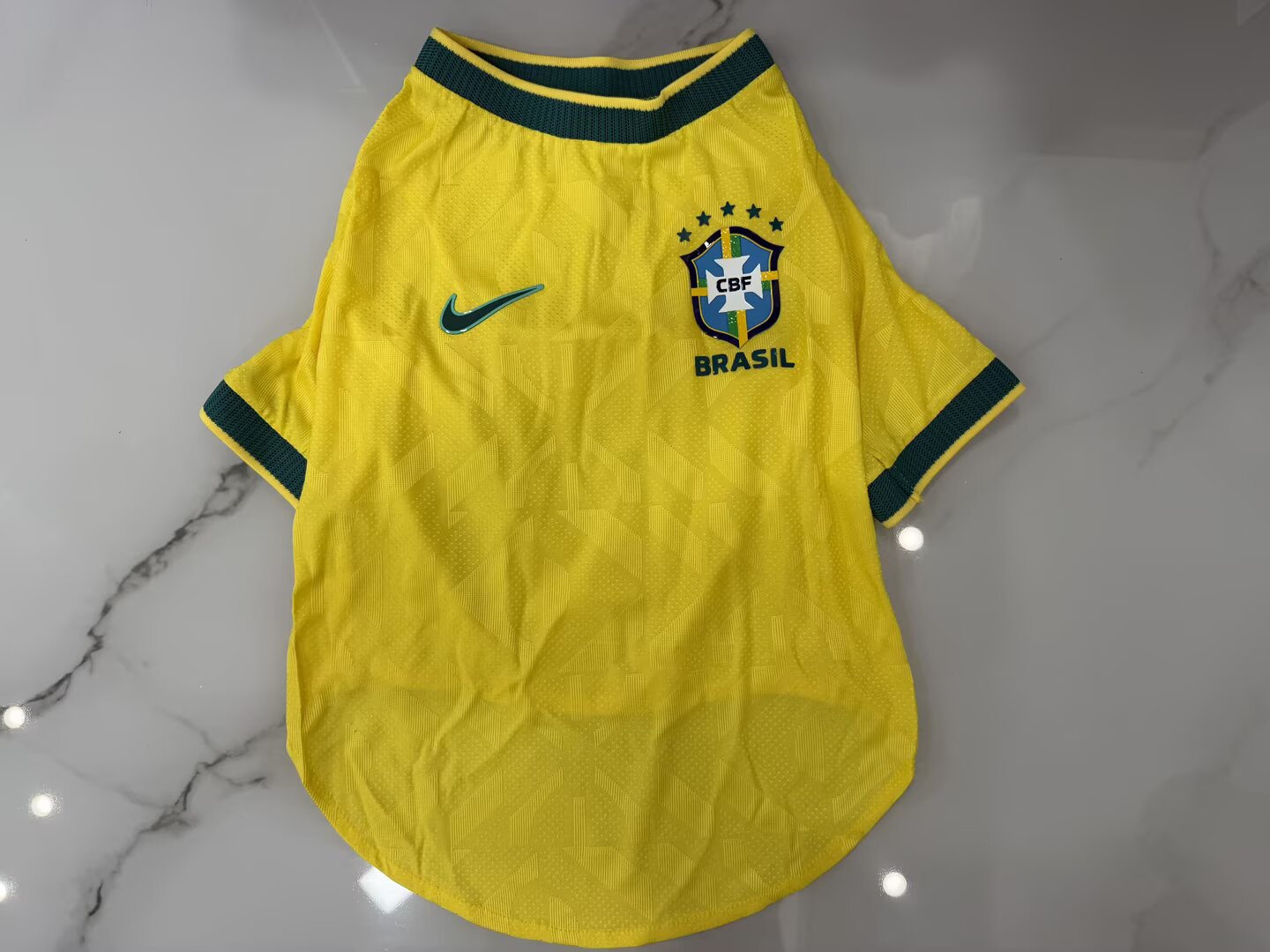 Brazil Home Dog pet Jersey 2026-2027