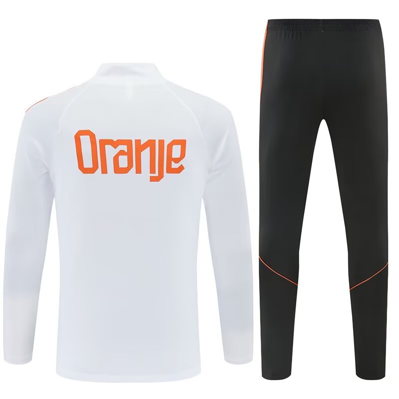 Netherlands Training Tracksuit White (Kids And Man 10-2XL) 2026-2027