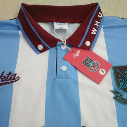 Retro West Ham United 1991/1992 Away Football Jersey