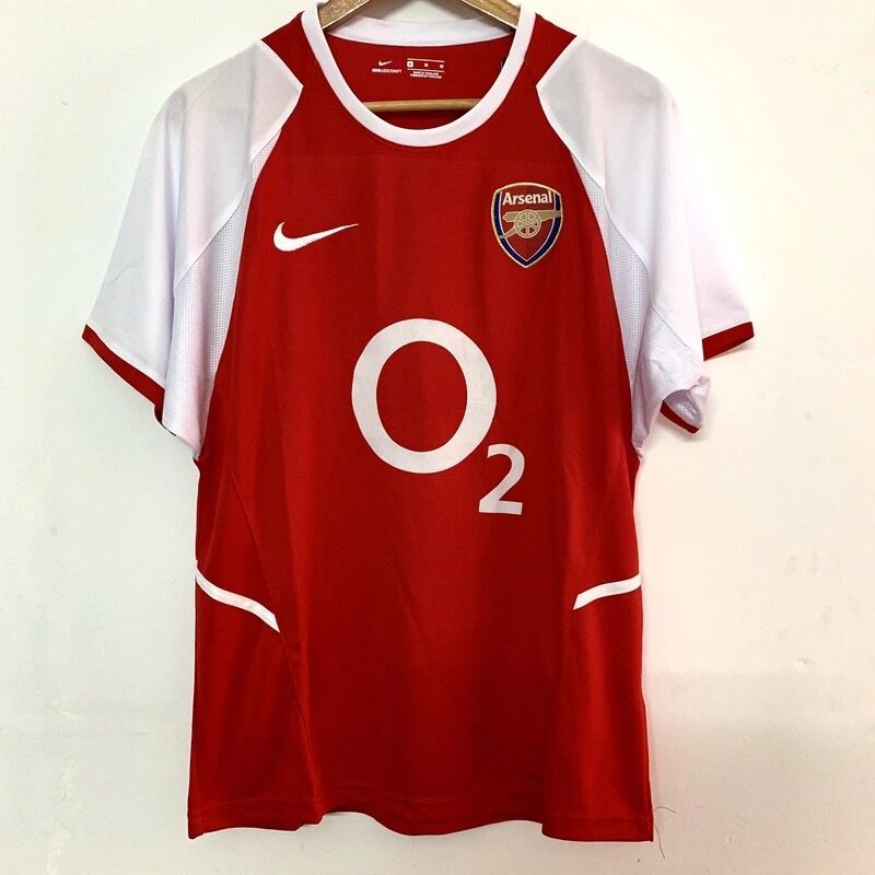 Retro Arsenal 2002/2004 Home Football Jersey