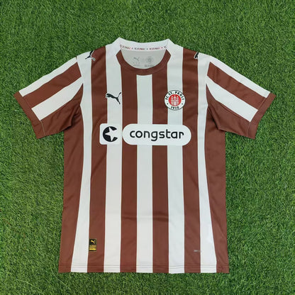 St. Pauli 2025/2026 Home Fan Version Football Jersey