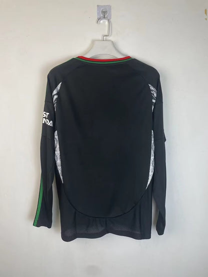 Arsenal 2024/2025 Away Long Sleeve Fan Version Football Jersey