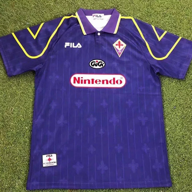 Retro Florence 1997/1998 Home Fan Version Football Jersey