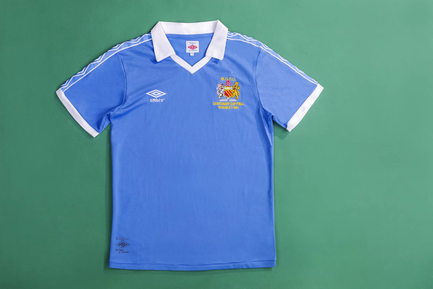 Retro Manchester city 1981/1982 Home Football Jersey