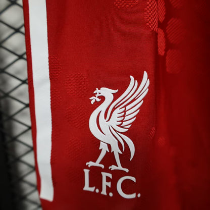 Liverpool 2025/2026 Home Player Version Football Jersey
