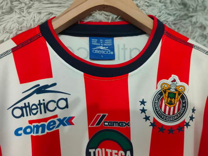 Retro chivas 2002/2003 Home Long Sleeve Football Jersey