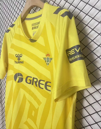 Real Betis 2025/2026 Goalkeeper Fan Version Football Jersey