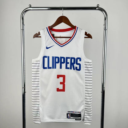 Los Angeles Clippers White #3 PAUL NBA Season Jerseys 2023