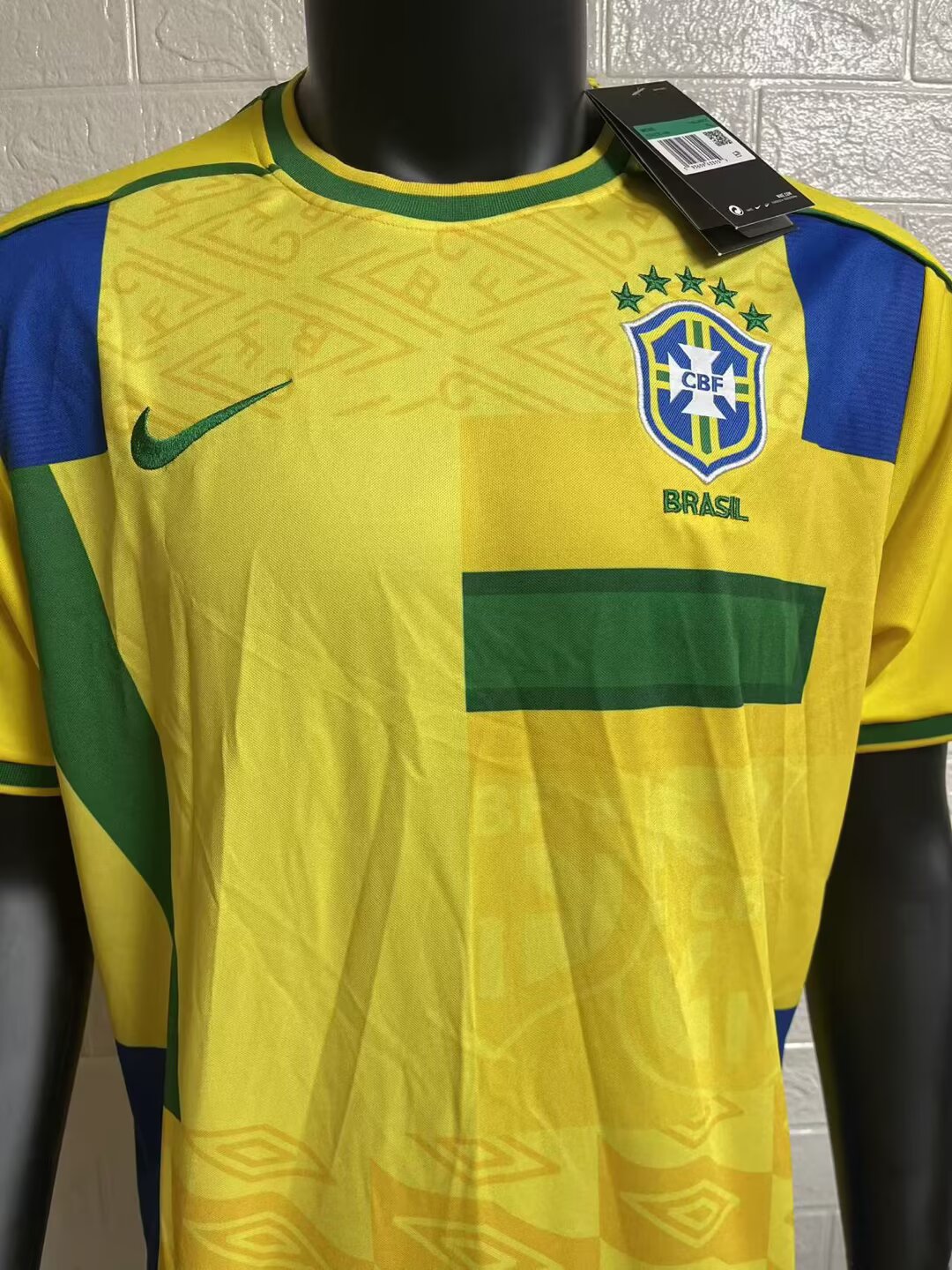 Retro Brazil Concept Football Jersey