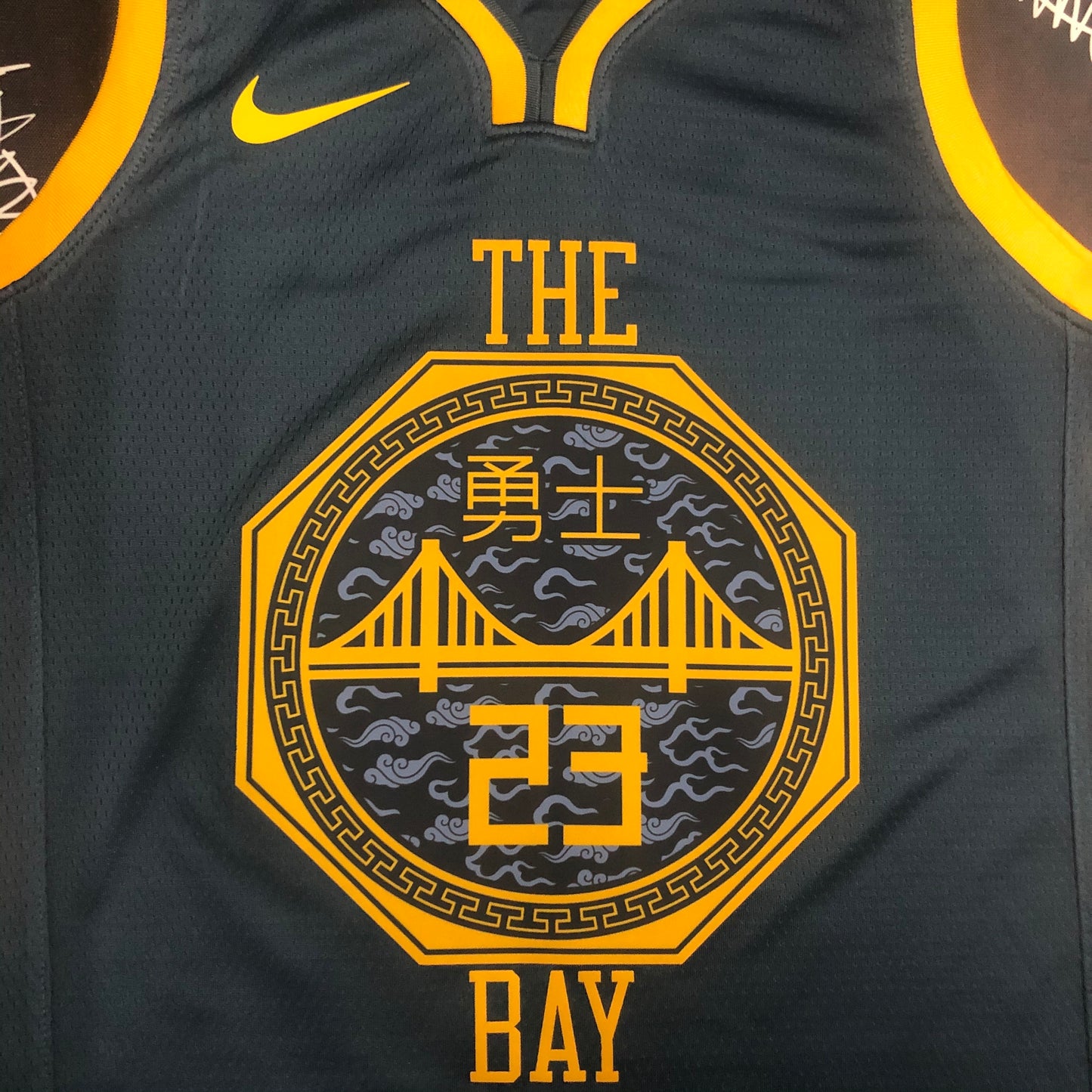 Retro Golden State Warriors 2018 Football Jersey