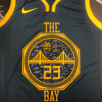 Retro Golden State Warriors 2018 Football Jersey