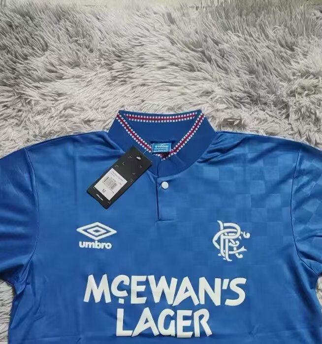 Retro Rangers 1988/1989 Home Football Jersey