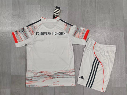 Bayern Munich 2025/2026 Kids Away Football Jersey