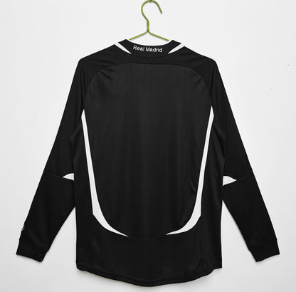 Retro real madrid 2006/2007 Away Long Sleeve Football Jersey
