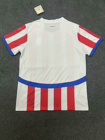 Paraguay 2024/2025 Home Fan Version Football Jersey