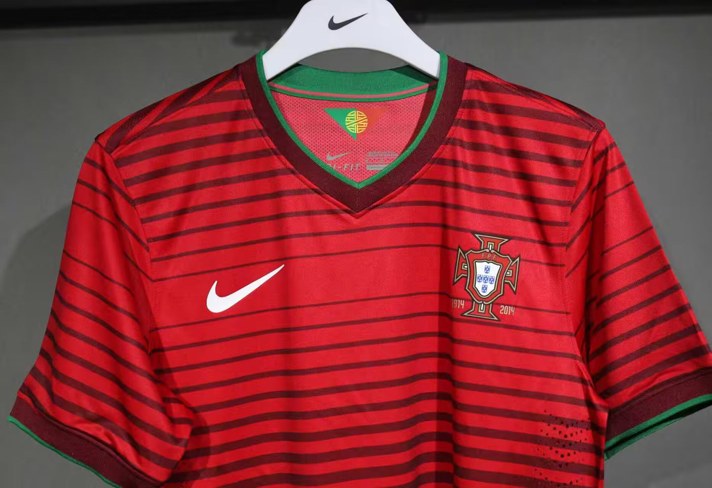 Retro Portugal 2014 Home Player Version Football Jersey
