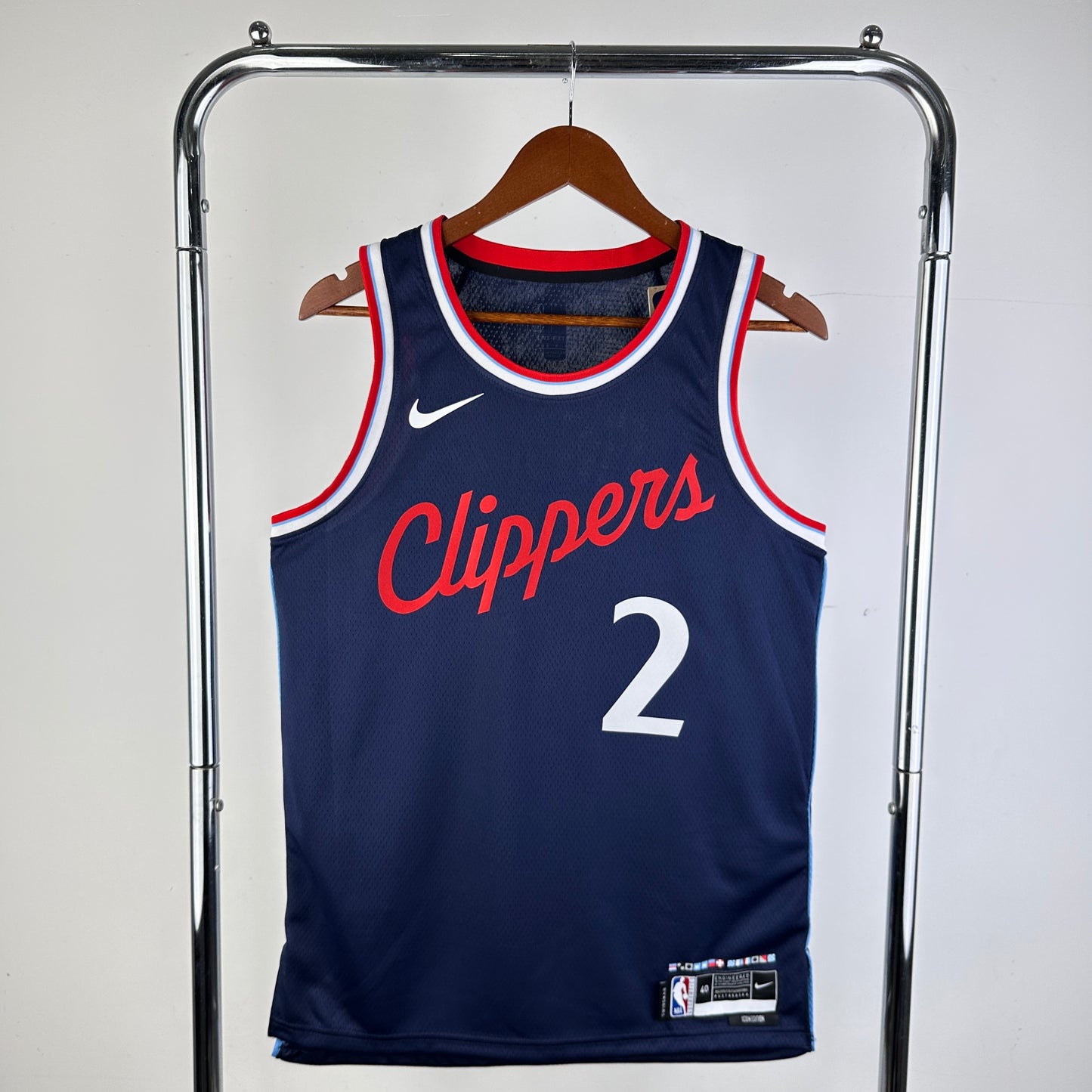 Los Angeles Clippers Blue #2 LRONARD NBA Season Jerseys 2025