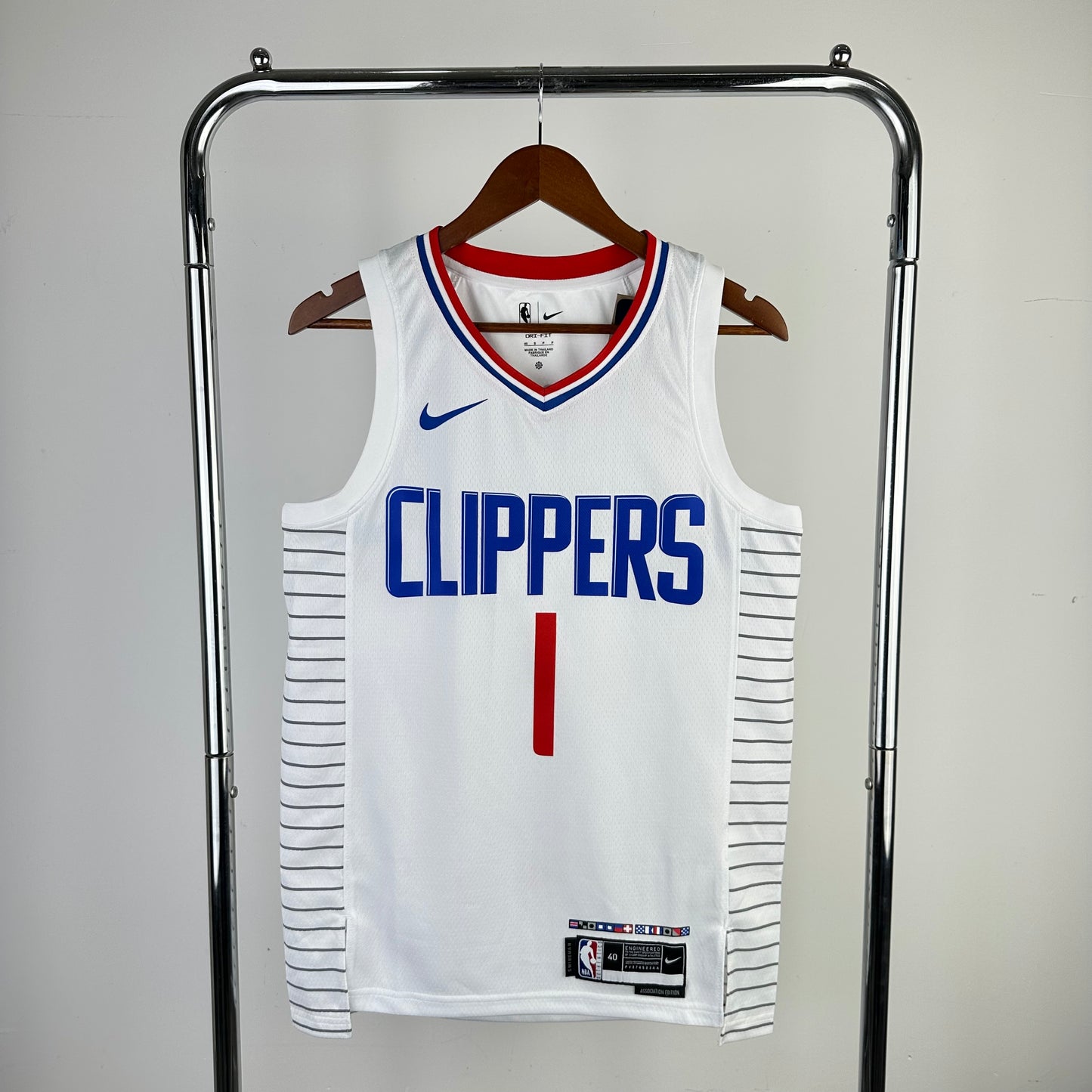Los Angeles Clippers White #1 HARDEN NBA Season Jerseys 2023