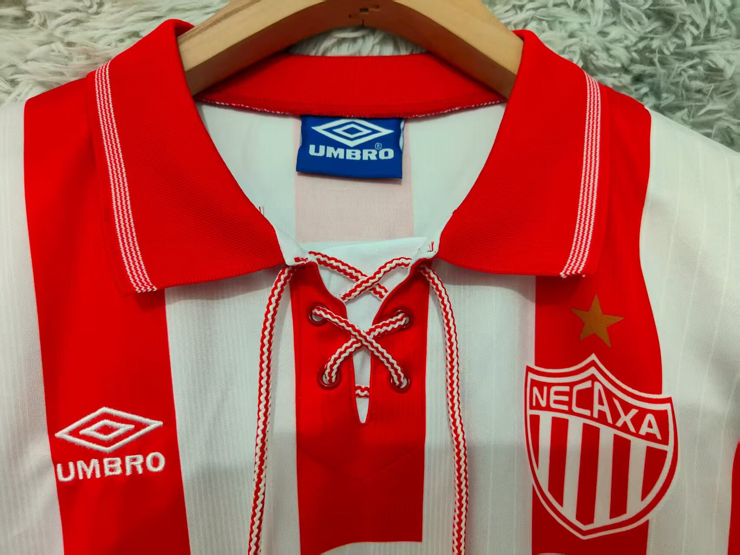 Retro Necaxa 1995/1996 Home Fan Version Football Jersey