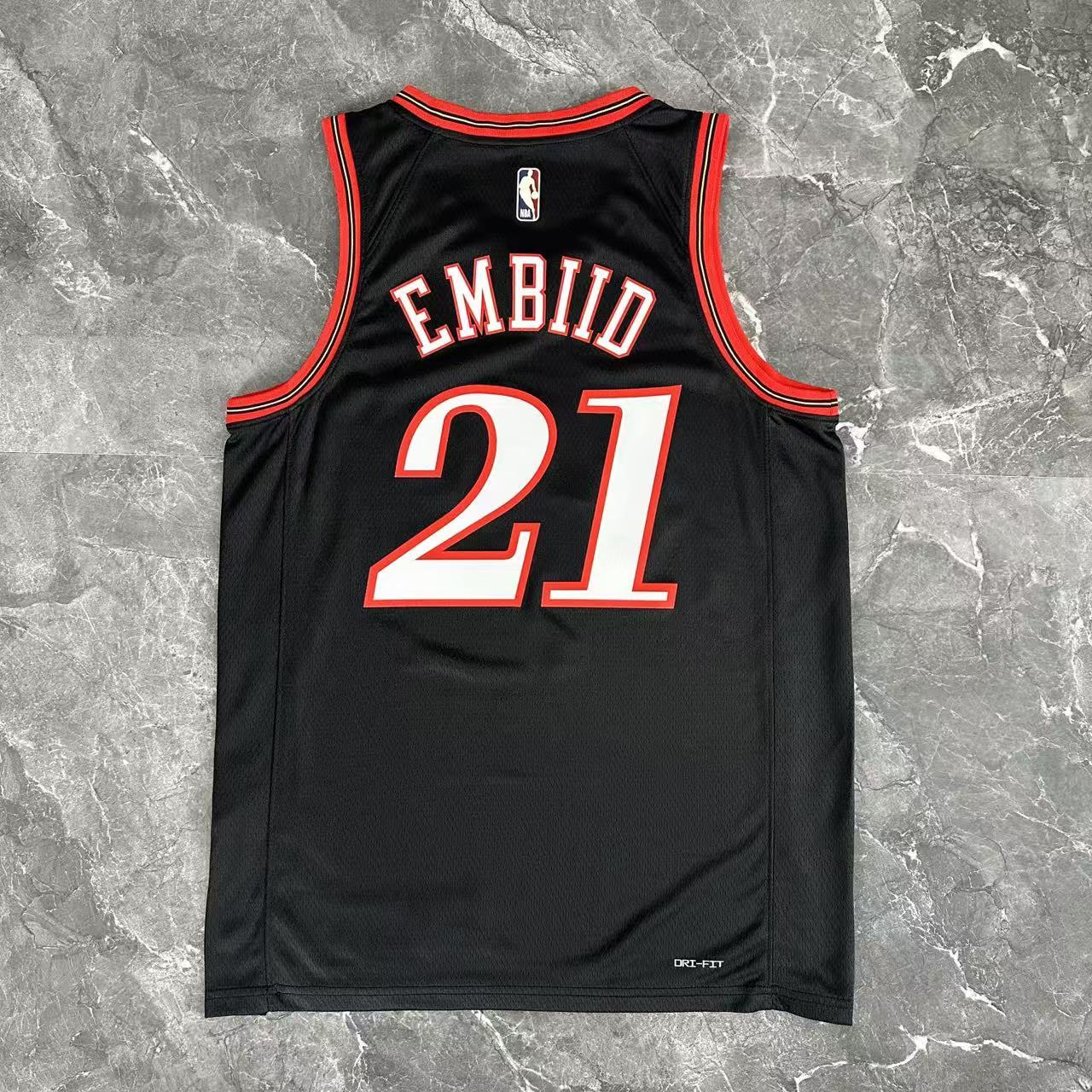 Philadelphia 76ers Retro Black #21 EMBIID NBA Season Jerseys 2026