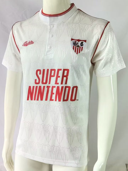 Retro Sevilla FC 1991/1992 Home Football Jersey