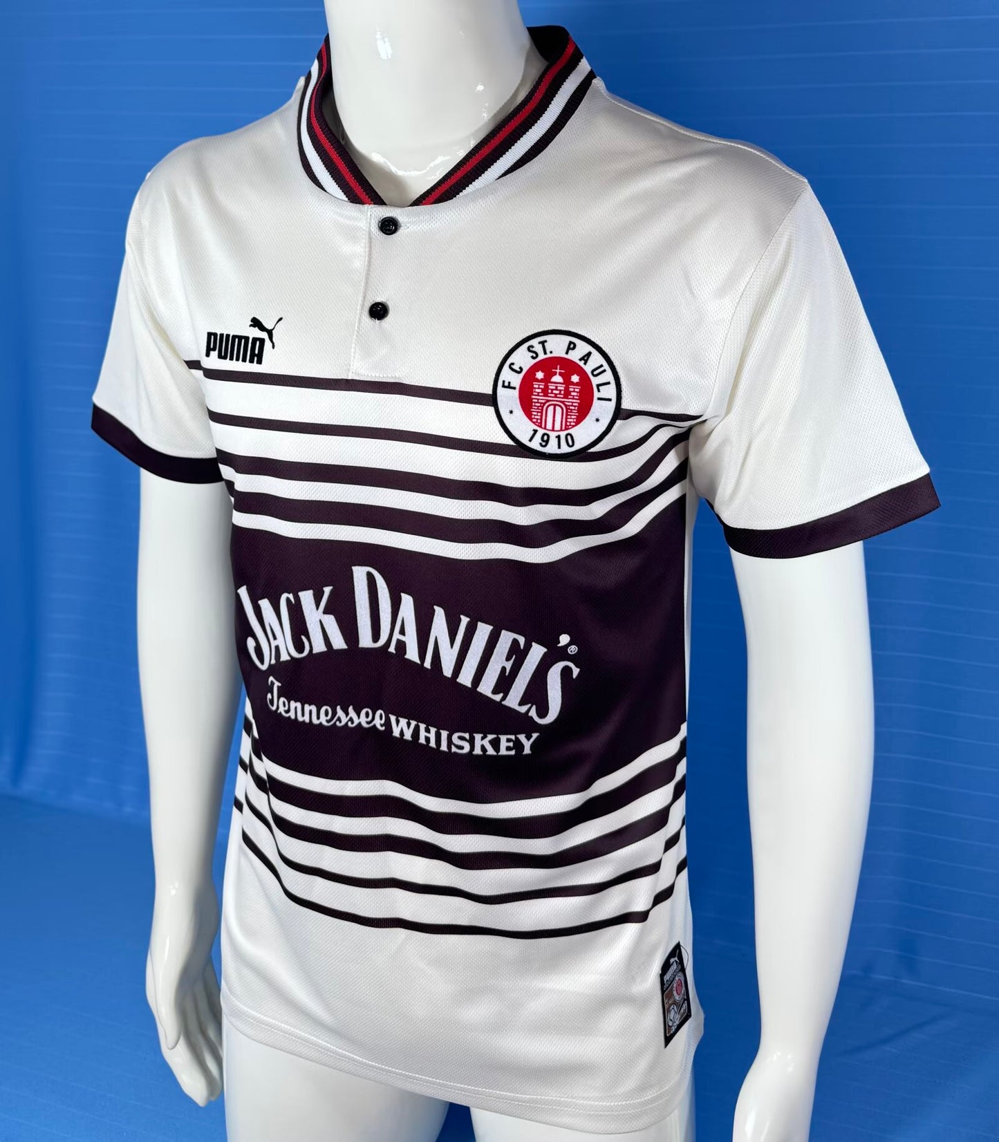 Retro Germany-Bundesliga 1997/1998 Away Fan Version Football Jersey
