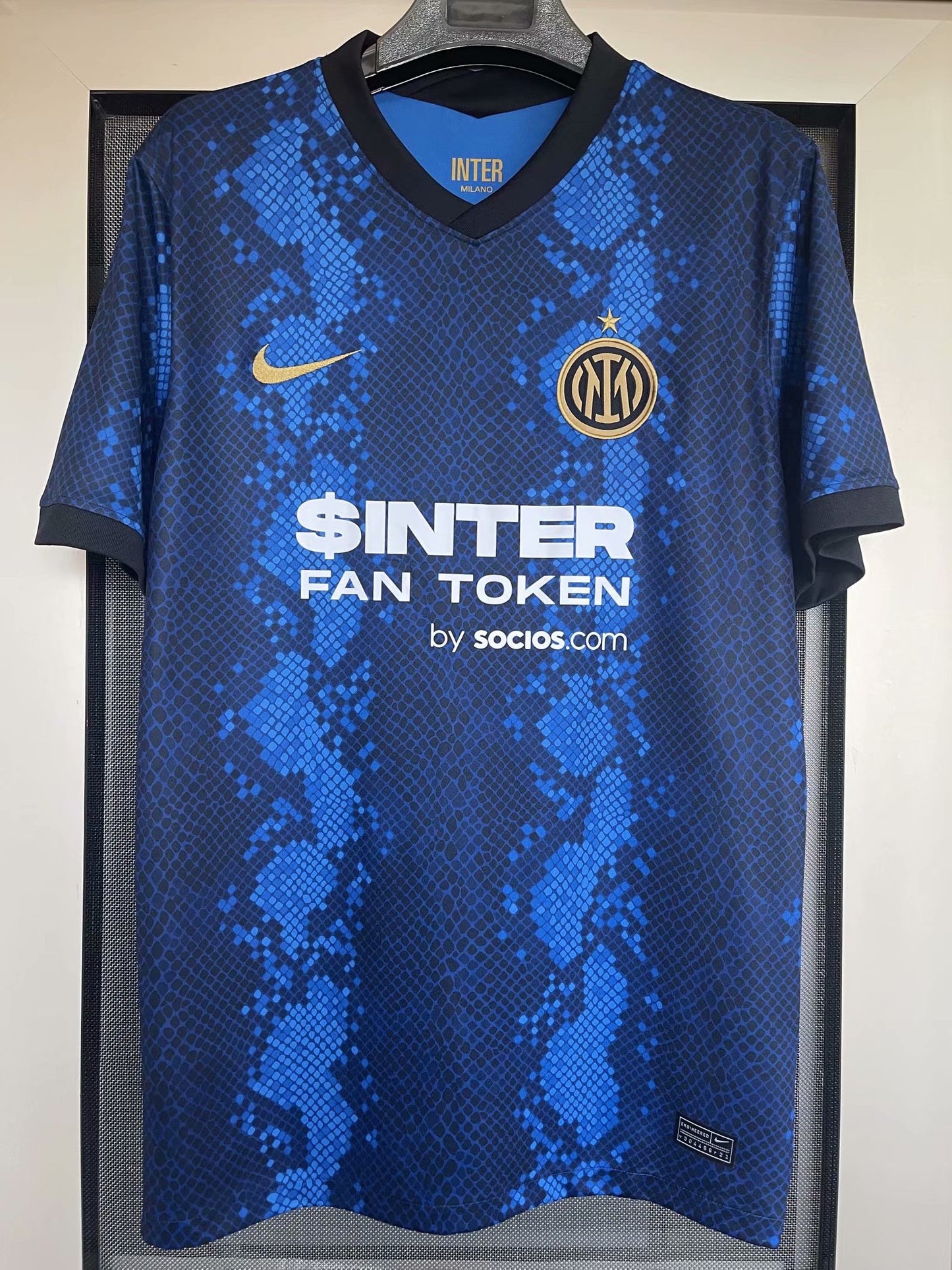 Inter Milan 2021/2022 Home Fan Version Football Jersey